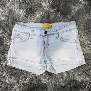 Light Wash Denim Shorts